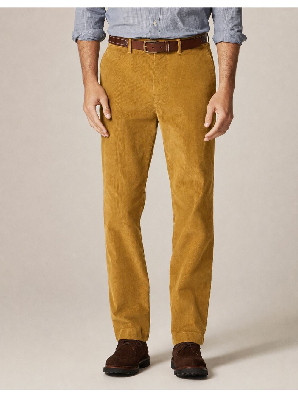 J.Crew Broken in Straight Pant Stretch corduroy Vintage Goldenrod W 32 L 30 NWT